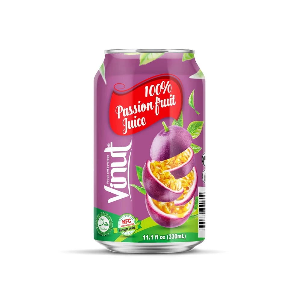 VINUT عصائر الفاكهة — فاكهة الباشن، 330 مل