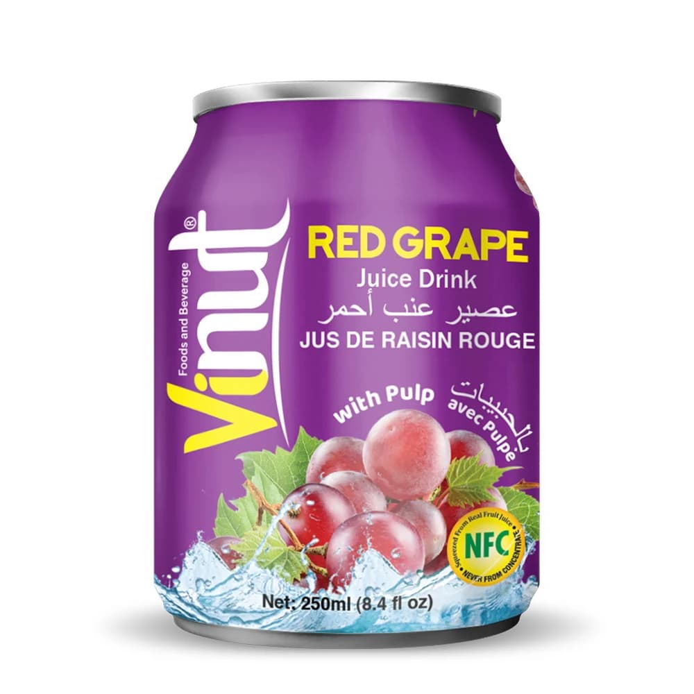 VINUT عصائر الفاكهة — العنب، 250 مل