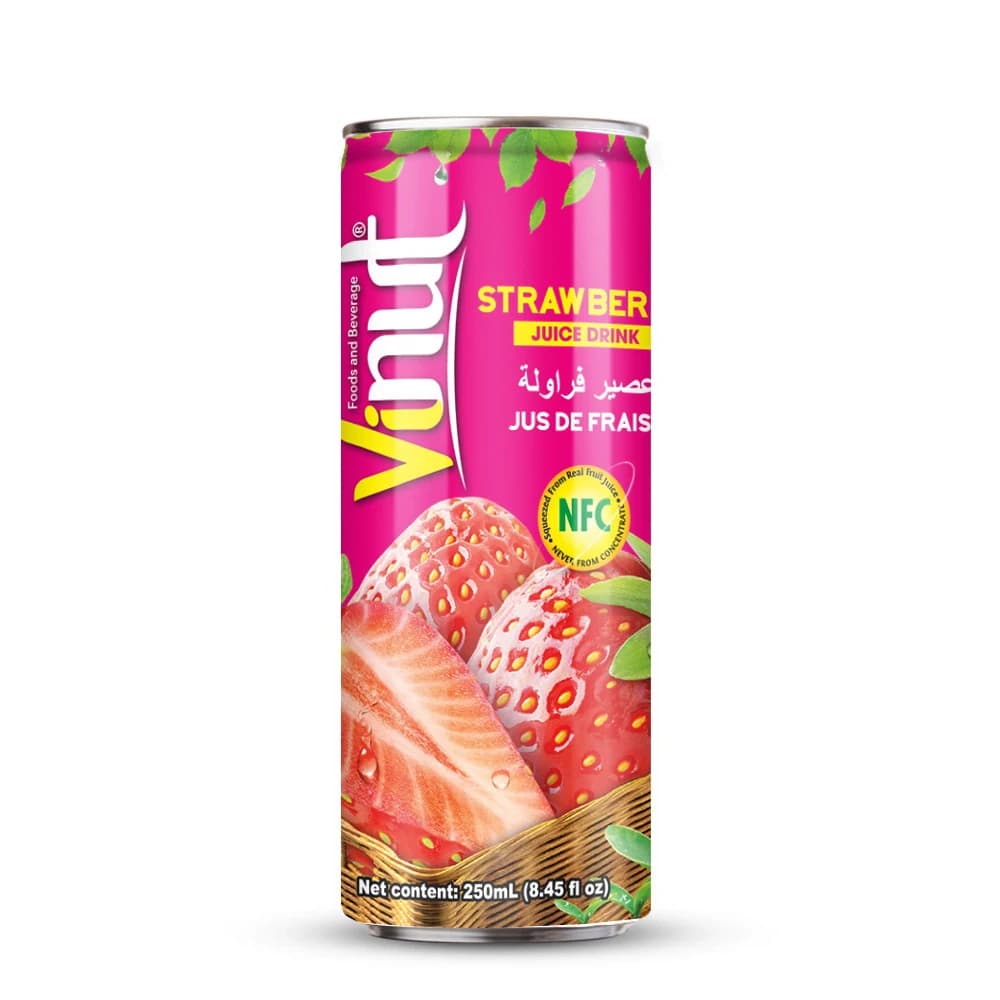 VINUT عصائر الفاكهة — الفراولة، 250 مل