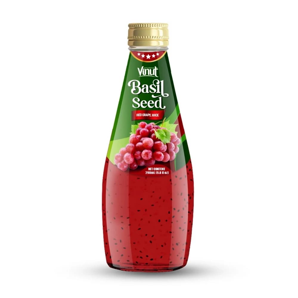 VINUT مشروبات بذور الريحان — العنب، 290 مل