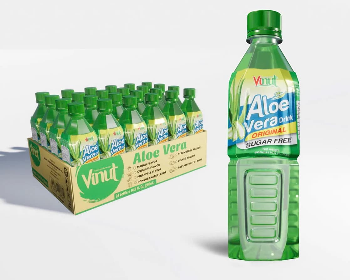 VINUT مشروبات الألوفيرا — الأصلي، 500 مل