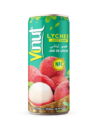 VINUT Lychee Juice Drink, 8.45 fl oz (250 mL) Slim Can - Image 1