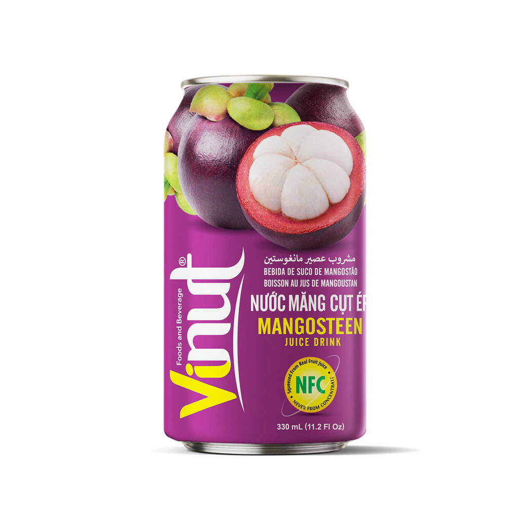 062_Mangosteen-Can-330ml-1.jpg VINUT Mangosteen Juice Drink, 11.1 fl oz (330 mL) Can - Image 1