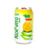 Vinut Aloe Vera Drink, Mango Flavor, 11.2 fl oz (330 mL) Can, Made with Real Aloe Vera - Image 1