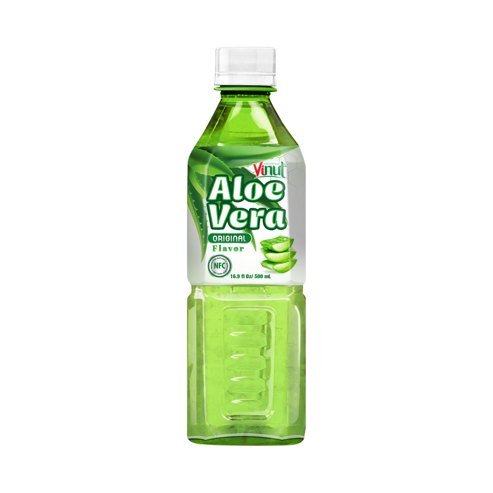 084_Original-Aloe-Vera-PET-Bottle-500ml-1.jpg Vinut Aloe Vera Drink, Original Flavor, NFC, PET Bottle, 16.9 fl oz (500 mL) - Image 1