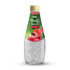 Vinut Lychee Basil Seed Juice, Glass Bottle, 9.8 fl oz (290 mL) - Image 1
