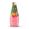 Vinut Strawberry Basil Seed Juice, Glass Bottle, 9.8 fl oz (290 mL) - Image 1
