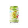 Vinut Melon Milk Drink, Fresh & Natural Taste, Melon Juice Squeezed Never From Concentrate, Can, 11.2 fl oz (330 mL) - Image 1