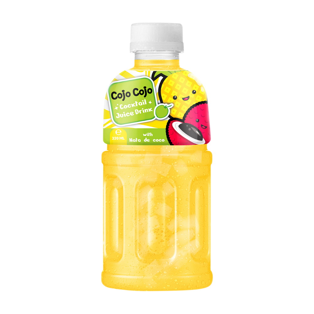 133_Mixed-Fruit-Cojo-Cojo-PET-Bottle-320ml-1-1.jpg Vinut Cocktail Juice Drink, With Nata De Coco, PET Bottle, (320 mL) - Image 1
