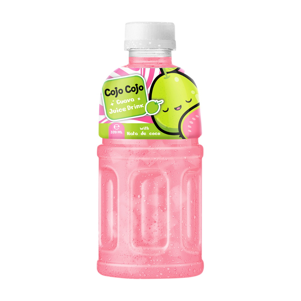 137_Pink-Guava-Cojo-Cojo-PET-Bottle-320ml-1-1.jpg Vinut Guava Juice Drink, With Nata De Coco, PET Bottle, (320 mL) - Image 1