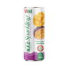 Vinut Passion Fruit Mango N.F.C Sparkling Juice and Pulp, Healthy and Low Carbonated Beverage, Slim Can, 8.45 fl oz (250 mL) - Image 1