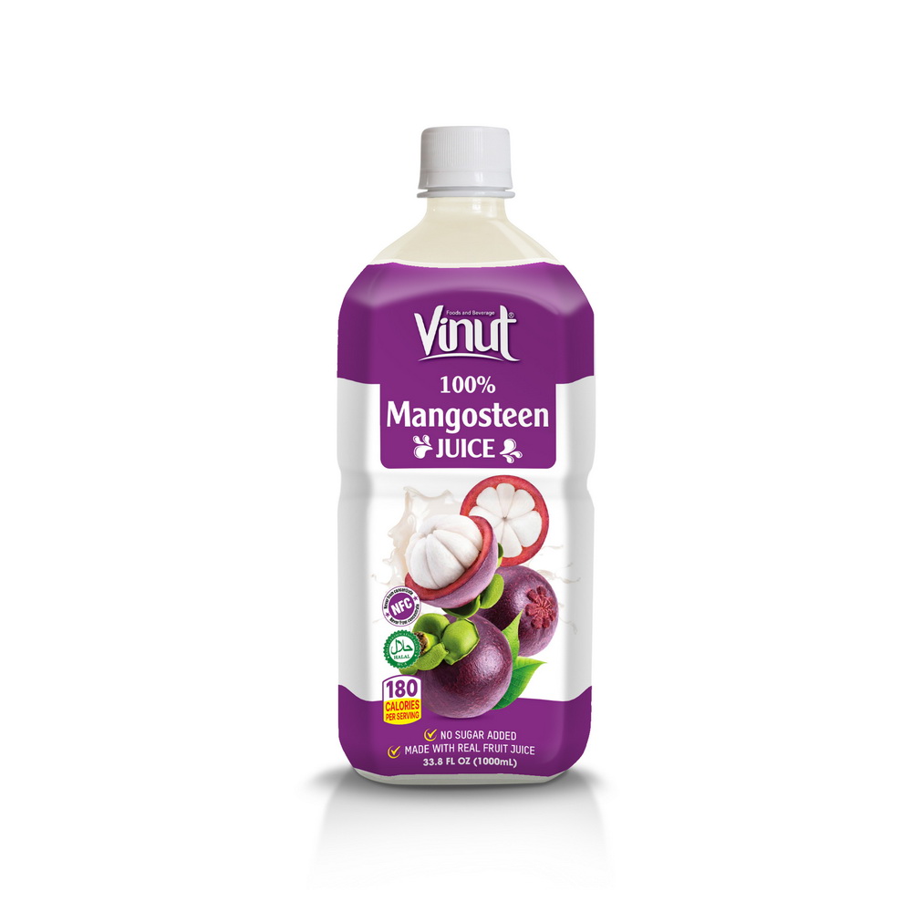 1L_Mangosteen Vinut 100% Mangosteen Juice, NFC, No Sugar Added, PET Bottle, 33.8 fl oz 1000 mL - Image 1