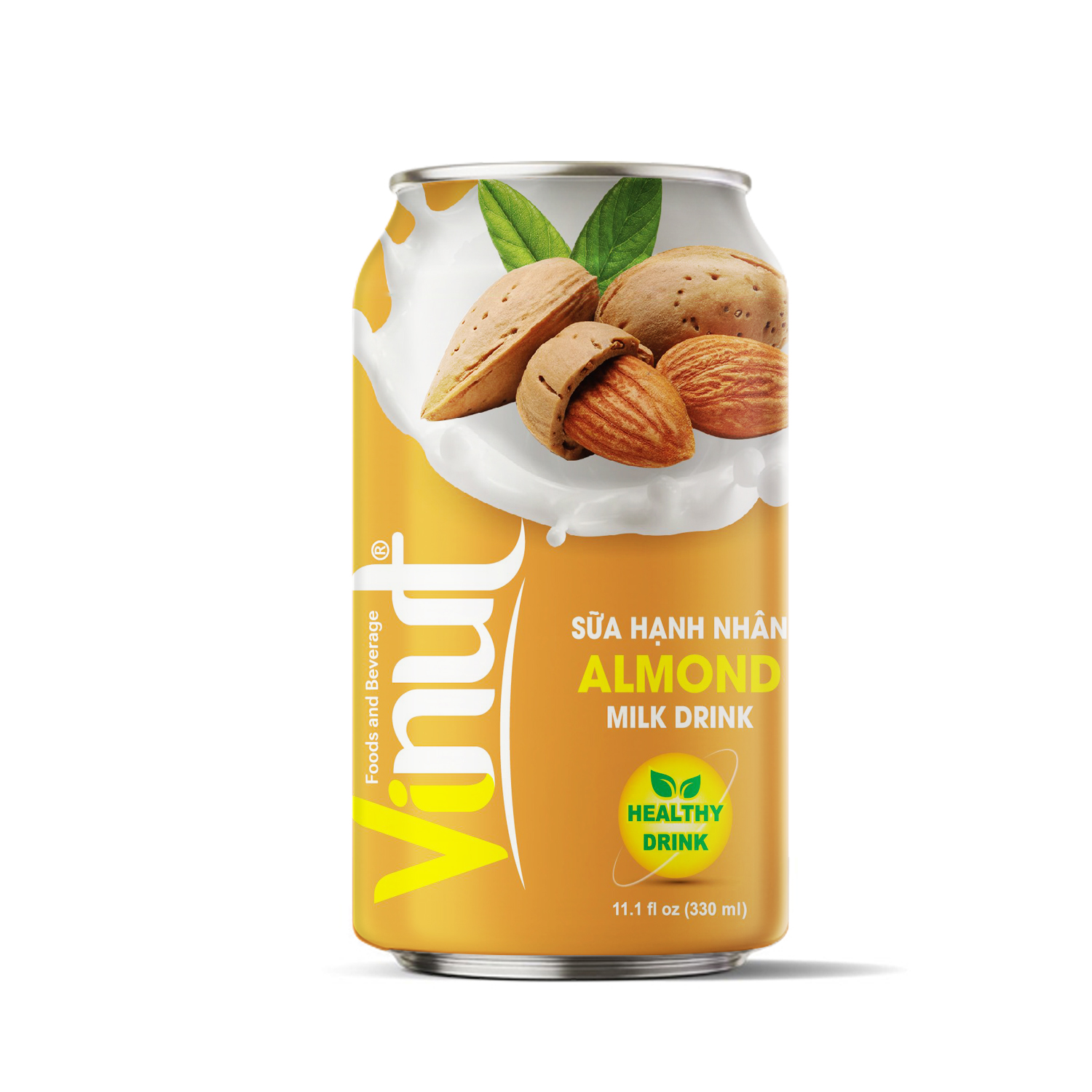330ml_ Almond Vinut Almond Milk Drink, Healthy Drink, Slim Can, 11.1 fl oz 330 mL - Image 1